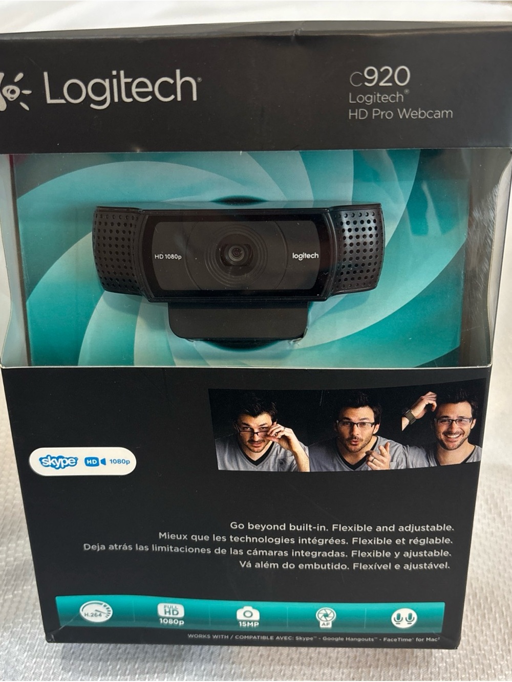 Logitech C920 (960-000764) HD Pro Webcam - Black New in Box
